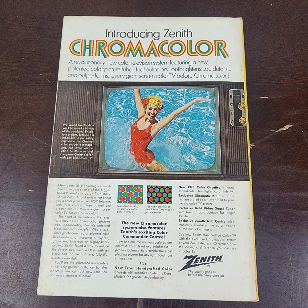 National Geographic Magazine November 1969 No Map